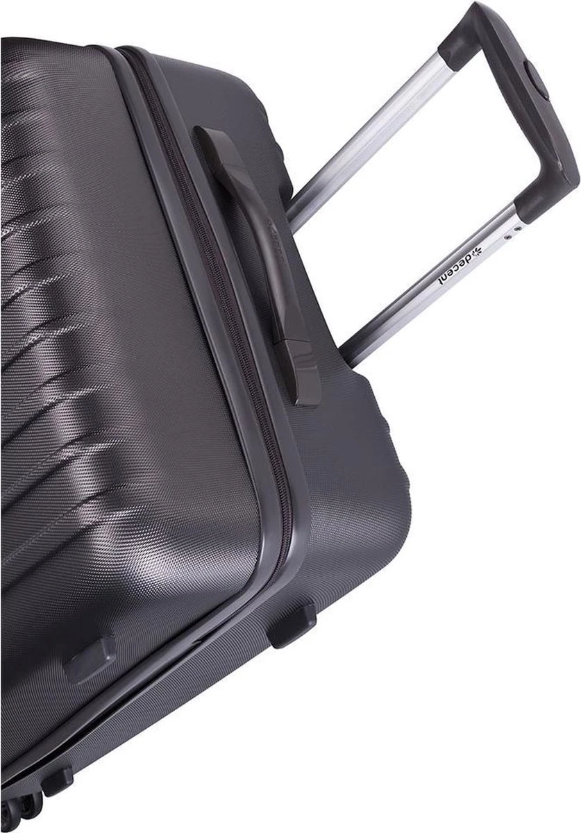 Decent Tranporto-One Grote Koffer - 76 Cm - TSA Slot - Anthracite 7 Decent Tranporto-One Grote Koffer - 76 Cm - TSA Slot - Anthracite - Afbeelding 5