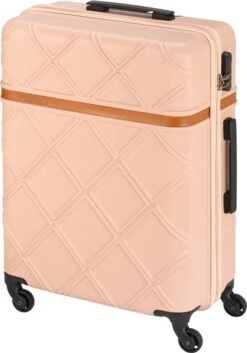 Princess Traveller Whistler - Reiskoffer - Roze - Medium - 66cm -Koffer Winkel 839x1200 3