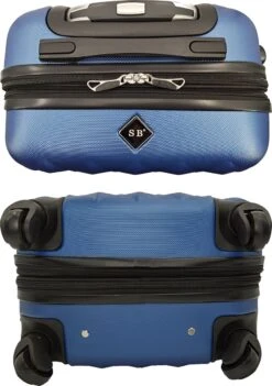 SB Travelbags Kofferset - 2 Delige 'Expandable' Koffer - Blauw - 65cm/55cm -Koffer Winkel 844x1200 7