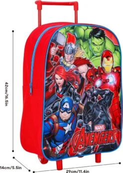 Marvel THE AVENGERS Trolley Koffertje Vakantie Logeren Tripjes -Koffer Winkel 853x1200