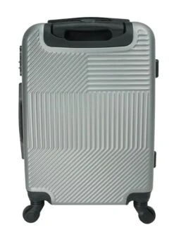 Handbagage Koffer 51cm 4 Wielen Trolley - Zilver -Koffer Winkel 864x1200 2