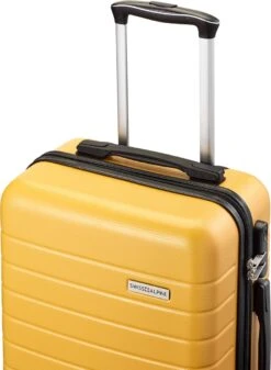Swiss Alpine 2.0 - Handbagage Koffer - 55x35x20 Cm - 4 Wielen - Geel 11 Swiss Alpine 2.0 - Handbagage Koffer - 55x35x20 Cm - 4 Wielen - Geel -Koffer Winkel 879x1200 3