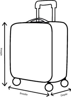 Decent Lumi Fix Handbagage Koffer - 55 Cm - Black/Blue 23 Decent Lumi Fix Handbagage Koffer - 55 Cm - Black/Blue -Koffer Winkel 879x1200 5