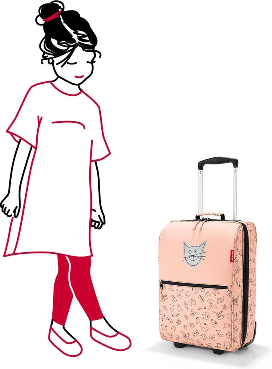 Reisenthel Trolley XS Kids Reiskoffer Kind - Maat XS - 12L - Cats&Dogs Rose Roze 7 Reisenthel Trolley XS Kids Reiskoffer Kind - Maat XS - 12L - Cats&Dogs Rose Roze - Afbeelding 5