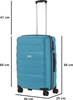CarryOn Porter ® Reiskoffer - 66cm Trolley Met TSA-slot - OKOBAN Registratie - Groen -Koffer Winkel 883x1200 3