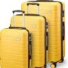 Swiss Alpine 2.0 - Kofferset - 3-delig - 4 Wielen - TSA-cijferslot - Geel -Koffer Winkel 884x1200 2