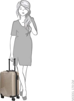 Enrico Benetti Louisville 39040 Handbagage Koffer 52 Cm - Champagne 16 Enrico Benetti Louisville 39040 Handbagage Koffer 52 Cm - Champagne -Koffer Winkel 884x1200