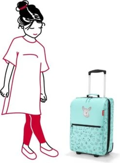 Reisenthel Trolley XS Kids Reiskoffer Kind - Maat XS - 12L - Cats&Dogs Mint -Koffer Winkel 887x1200 1