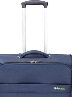 Decent Handbagage Koffer / Trolley / Reiskoffer - 50 Cm - 35 Liter - Polyester - Super-Light - Blauw -Koffer Winkel 888x1200 2