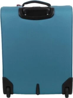 Travelite Cabin 2 Wheel Trolley Turquoise 27 Travelite Cabin 2 Wheel Trolley Turquoise -Koffer Winkel 898x1200 3