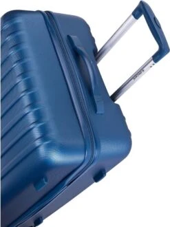 Decent Tranporto-One Handbagage Koffer - 55 Cm - TSA Slot - Dark Blue -Koffer Winkel 899x1200 4