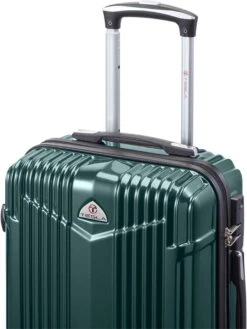 Tesla PC - Handbagage Koffer - 55x35x20 Cm - 4 Wielen - Groen -Koffer Winkel 900x1200 4