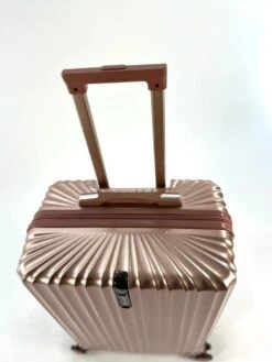 AATravel M Reiskoffer - Trolley ABS - Met Dubbele Wielen - 63 Cm - 66 Liter - Roze -Koffer Winkel 900x1200 40