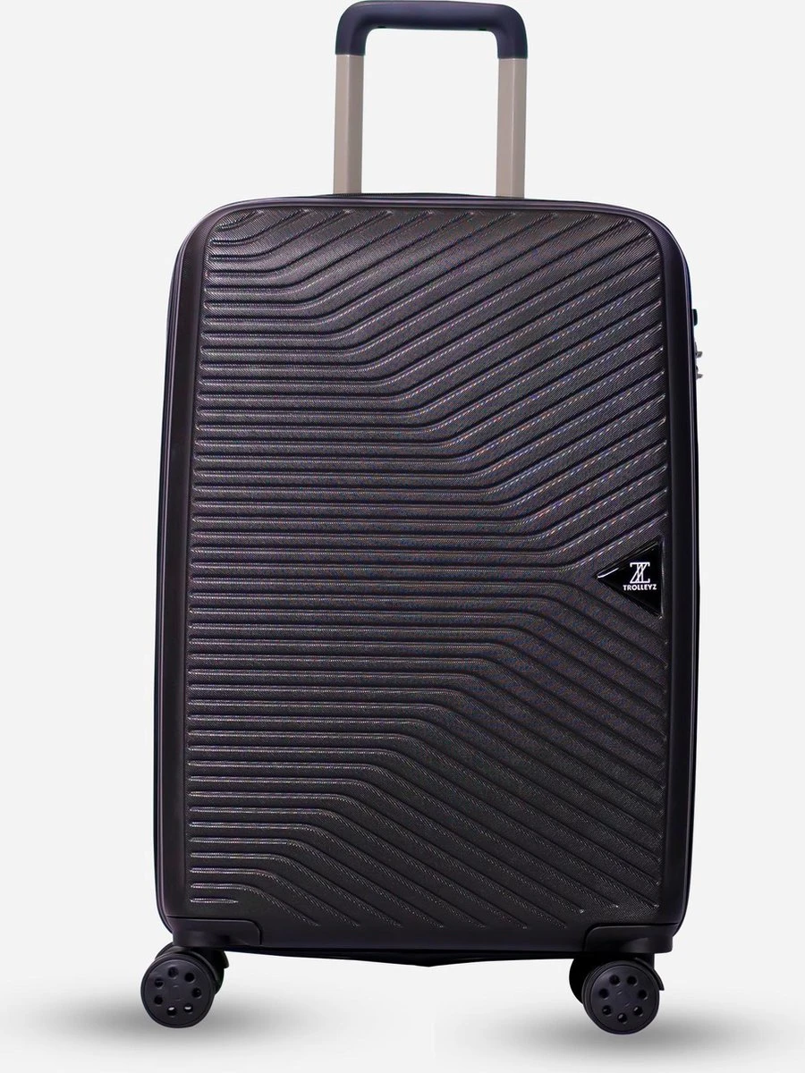 ©TROLLEYZ - Ibiza No.3 - Reiskoffer 69cm Met TSA Slot - Dubbele Wielen - 360° Spinners - 100% ABS - Reiskoffer In Night Black 10 ©TROLLEYZ - Ibiza No.3 - Reiskoffer 69cm Met TSA Slot - Dubbele Wielen - 360° Spinners - 100% ABS - Reiskoffer In Night Black - Afbeelding 8