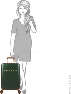 SUITSUIT - Fab Seventies Classic - Beetle Green - Handbagage (55 Cm) 28 SUITSUIT - Fab Seventies Classic - Beetle Green - Handbagage (55 Cm) -Koffer Winkel 901x1200 5