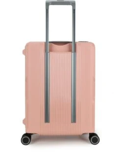 Decent Handbagage Koffer / Trolley / Reiskoffer - 55 Cm - 38 Liter - Polypropyleen - On-Tour - Roze -Koffer Winkel 902x1200