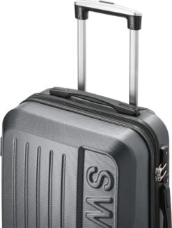 Swiss - Lausanne - Handbagage Koffer - 4 Wielen - TSA-Cijferslot - Grijs 9 Swiss - Lausanne - Handbagage Koffer - 4 Wielen - TSA-Cijferslot - Grijs -Koffer Winkel 906x1200 3