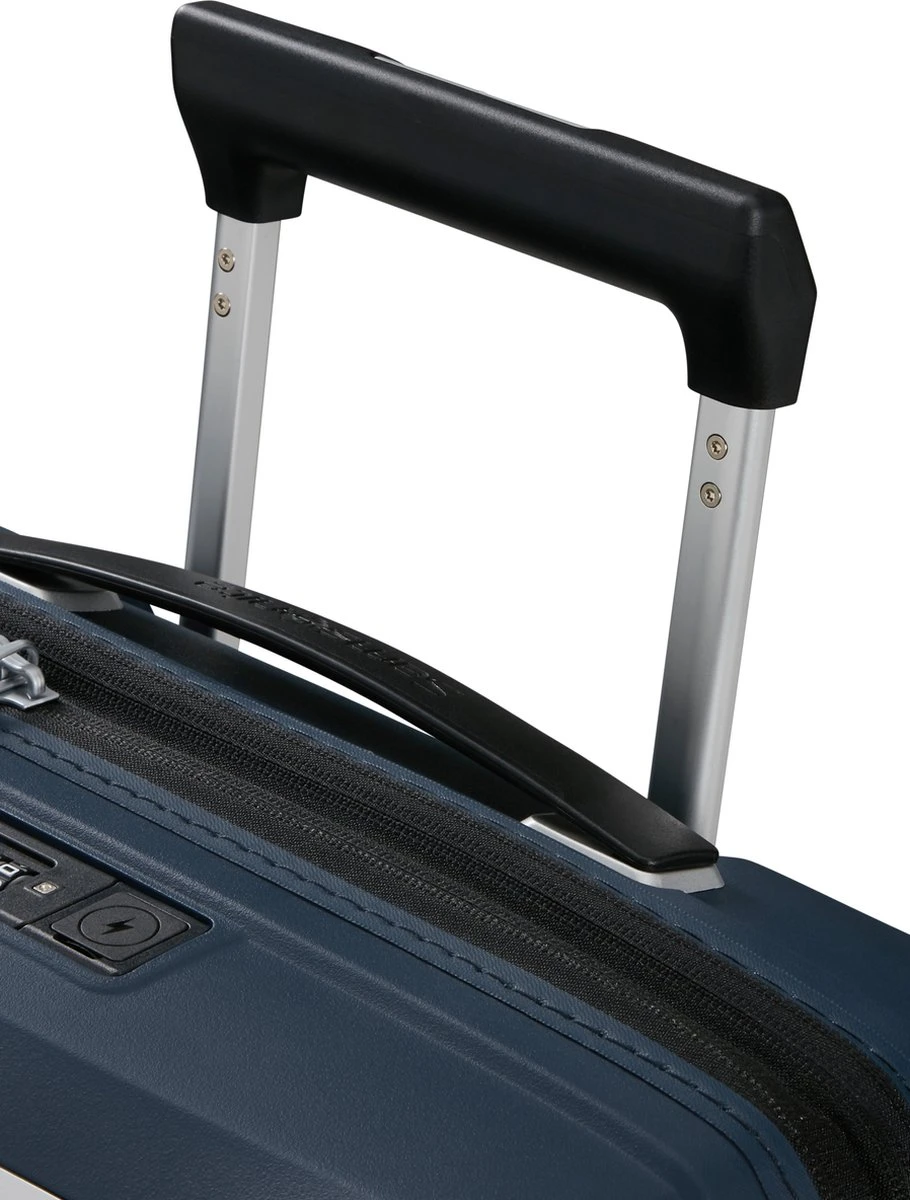 Samsonite Reiskoffer - Upscape Spinner 4 Wiel 55/20 Uitbreidbaar (Handbagage) Blue Nights 7 Samsonite Reiskoffer - Upscape Spinner 4 Wiel 55/20 Uitbreidbaar (Handbagage) Blue Nights - Afbeelding 5