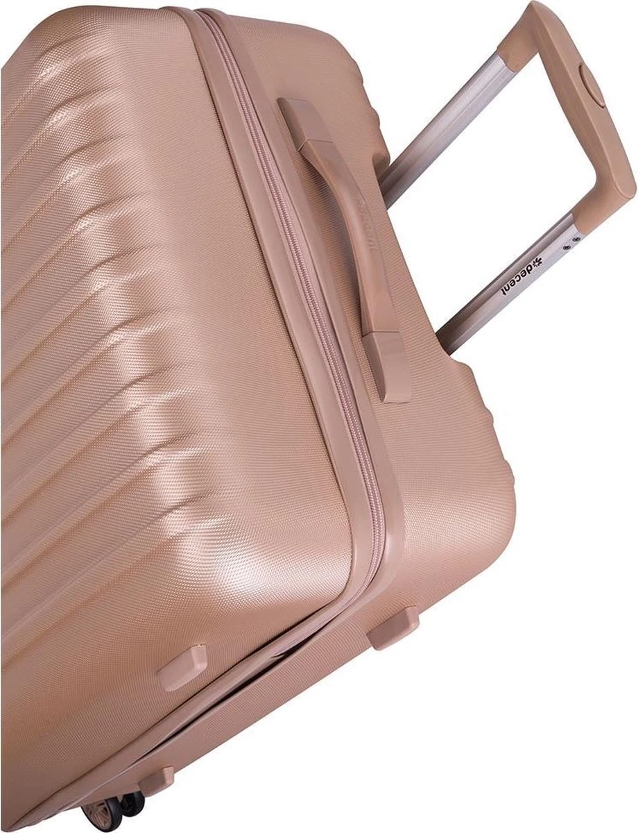 Decent Tranporto-One Handbagage Koffer 55 Cm - Zalmroze 8 Decent Tranporto-One Handbagage Koffer 55 Cm - Zalmroze - Afbeelding 6