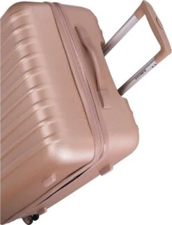 Decent Tranporto-One Reiskoffer 66 Cm - Zalmroze -Koffer Winkel 920x1200 3