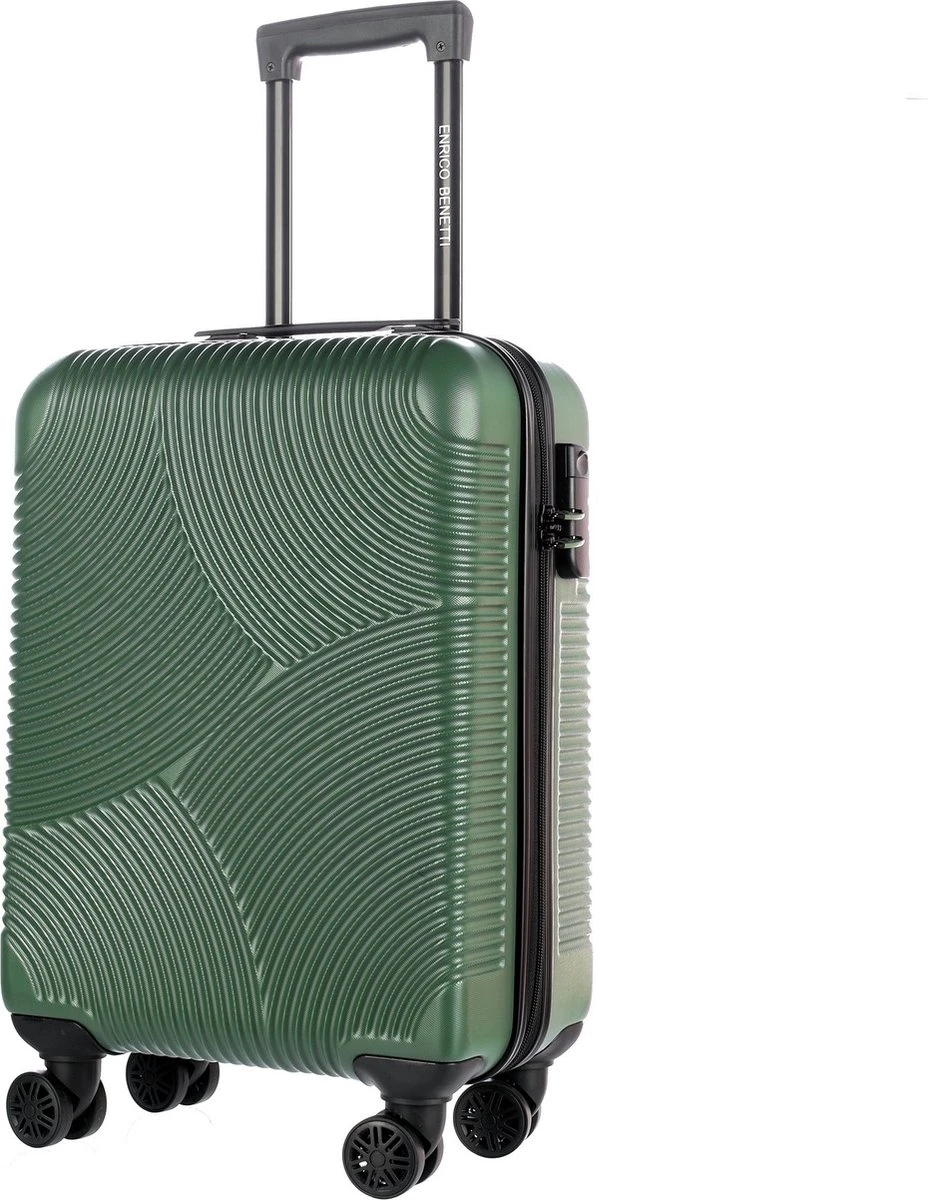 Enrico Benetti Louisville 39040 Handbagage Koffer Hardcase ABS - Olijf 4 Enrico Benetti Louisville 39040 Handbagage Koffer Hardcase ABS - Olijf - Afbeelding 2
