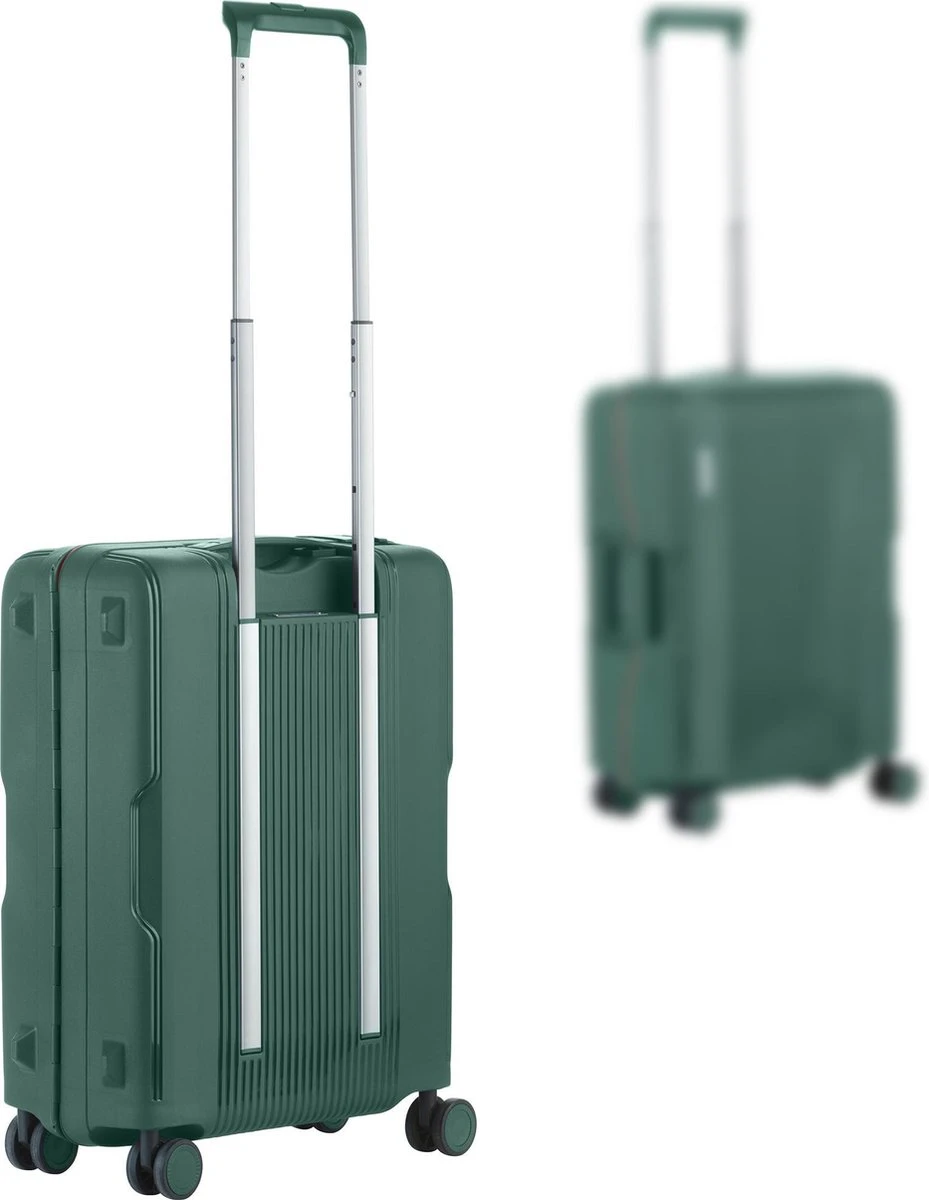 CarryOn Protector Luxe Handbagage Koffer - Trolley 55cm Met TSA-slot En Clipsluiting - Groen 5 CarryOn Protector Luxe Handbagage Koffer - Trolley 55cm Met TSA-slot En Clipsluiting - Groen - Afbeelding 3
