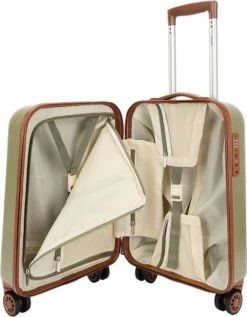 Decent Retro Handbagage Koffer 55 Cm Dark Green -Koffer Winkel 934x1200 1