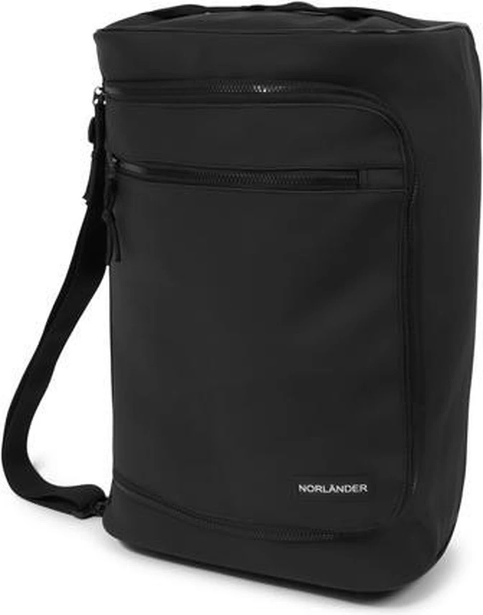 Norlander Lyon Trolleytas - Dull PU - 21 Liter - Zwart 4 Norlander Lyon Trolleytas - Dull PU - 21 Liter - Zwart - Afbeelding 2