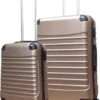 Castillo Quadrant 2 Delige ABS Kofferset (XL + S) - Champagne 1 Castillo Quadrant 2 Delige ABS Kofferset (XL + S) - Champagne -Koffer Winkel 945x1200 3