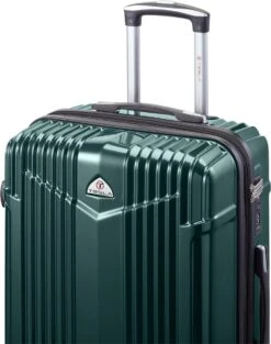 Tesla PC - Reiskoffer - 65 Cm - 4 Wielen - Groen -Koffer Winkel 946x1200 7