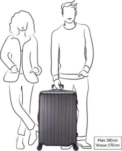 Decent Tranporto-One Grote Koffer - 76 Cm - TSA Slot - Dark Blue -Koffer Winkel 968x1200 5