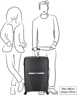 Decent CROSS-ONE PP Trolley 76 Cm - 94 Liter - TSA Slot - Darkgreen -Koffer Winkel 972x1200 10