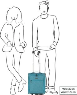 Travelite Handbagage Zachte Koffer / Trolley / Reiskoffer - Cabin - 43 Cm - Blauw 19 Travelite Handbagage Zachte Koffer / Trolley / Reiskoffer - Cabin - 43 Cm - Blauw -Koffer Winkel 972x1200 5
