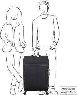 Decent D-Upright Large Koffer - 76 Cm Expandable - TSA Slot - Donkerblauw -Koffer Winkel 973x1200 16