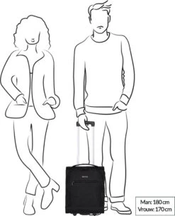 Travelite Handbagage Zachte Koffer / Trolley / Reiskoffer - Cabin - 43 Cm - Zwart -Koffer Winkel 973x1200 8