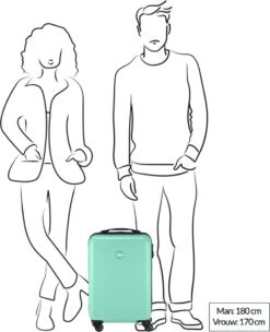 Princess Traveller PT01 - Handbagagekoffer - Pristine Bronze - S - 55cm -Koffer Winkel 974x1200 7