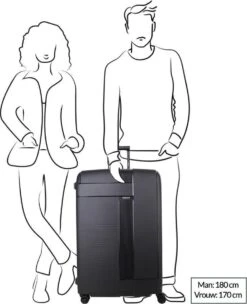 Decent Transit Large Koffer - 82 Cm - Rood -Koffer Winkel 975x1200 17