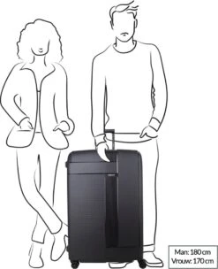 Decent Transit Large Koffer - 82 Cm - Donkerblauw -Koffer Winkel 975x1200 23