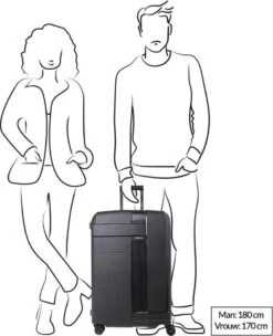 Decent Transit Medium Koffer - 70 Cm - Donkerblauw -Koffer Winkel 975x1200 26