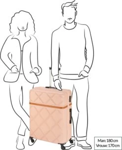 Princess Traveller Whistler - Reiskoffer - Off White - Large - 76cm -Koffer Winkel 976x1200 7