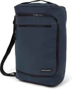 Norlander Lyon Trolleytas - Dull PU - 21 Liter - Blauw -Koffer Winkel 977x1200 1