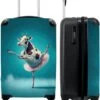 NoBoringSuitcases.com® Koffer - Koe - Ballet - Rok - Portret - Dieren - Trolley Op Wieltjes - Handbagagekoffer - Past Binnen 55x40x20 Cm En 55x35x25 Cm - Reiskoffer -Koffer Winkel 978x1200 5
