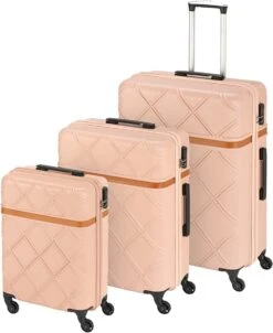 Princess Traveller Whistler - Reiskoffer - Roze - Medium - 66cm -Koffer Winkel 980x1200 3