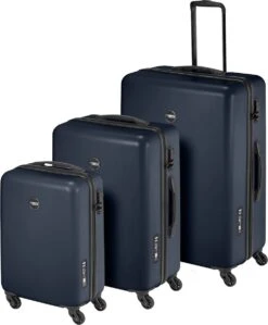 Princess Traveller PT01 - Reiskoffer - Platinum Navy - M - 67cm 18 Princess Traveller PT01 - Reiskoffer - Platinum Navy - M - 67cm -Koffer Winkel 990x1200 4