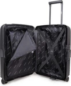 Decent Transit Handbagage Koffer - 55 Cm - Zwart 27 Decent Transit Handbagage Koffer - 55 Cm - Zwart -Koffer Winkel 992x1200