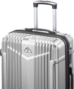 Tesla PC - Reiskoffer - 65 Cm - 4 Wielen - Zilver -Koffer Winkel 996x1200 2