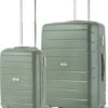 TravelZ Big Bars Kofferset - Trolleyset TSA 2-delig - Handbagage En Groot - Olijf 1 TravelZ Big Bars Kofferset - Trolleyset TSA 2-delig - Handbagage En Groot - Olijf -Koffer Winkel 997x1200 1