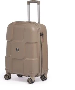 ©TROLLEYZ - Venice No.10 - Trolley - 55cm Met TSA Slot - Dubbele Wielen - 360° Spinners - 100% Polypropyleen - Handbagage Koffer In Pearl Sand 26 ©TROLLEYZ - Venice No.10 - Trolley - 55cm Met TSA Slot - Dubbele Wielen - 360° Spinners - 100% Polypropyleen - Handbagage Koffer In Pearl Sand -Koffer Winkel 999x1200